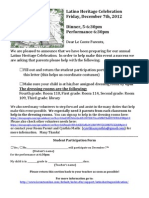 Student Participation Letter LHC - 2012