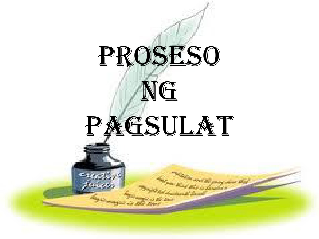 Proseso ng Pagsulat ppt