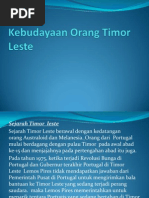 Download Kebudayaan Orang Timor Leste by Fabiano F M Madeira SN113752978 doc pdf