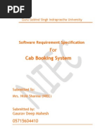 Cab Booking System