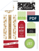 The Celebration Shoppe Christmas Gift Tags