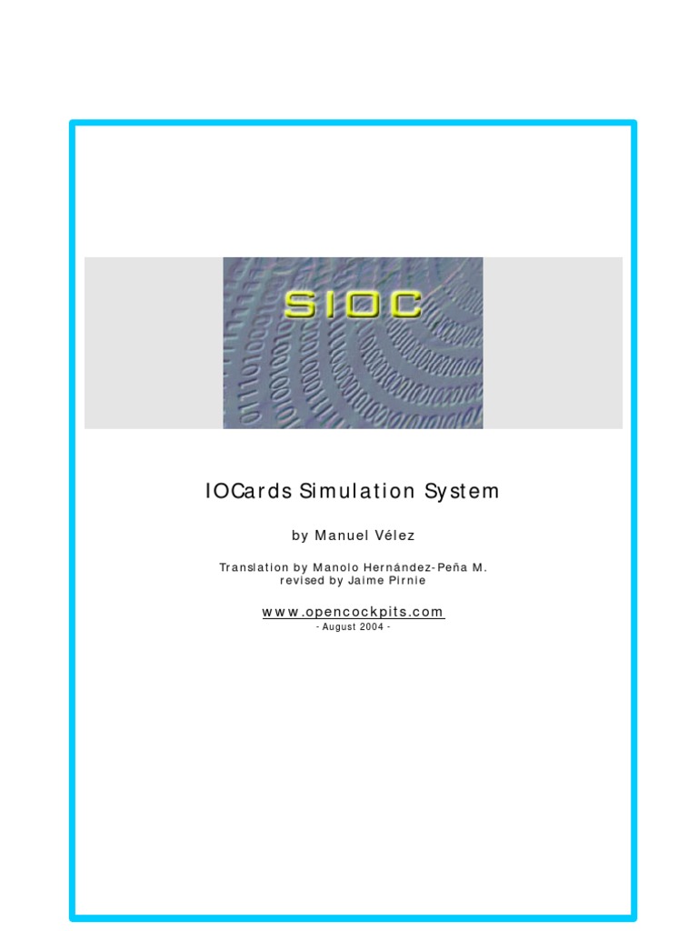 SIOC User Manual for IOCards System | PDF | Variable (Computer Science ...