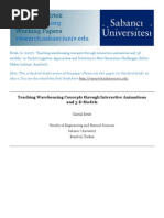 Teaching Warehousing Concepts through Interactive Animations and 3-D Models