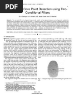 Download Fingerprint Core Point Detection using Two- Conditional Filters by Journal of Computer Science and Engineering SN113762195 doc pdf