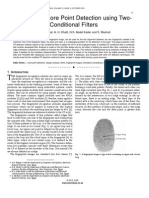 Fingerprint Core Point Detection using Two- Conditional Filters