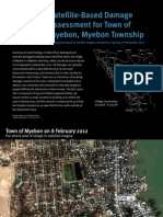 Satellite-Based Damage Assessment For Town of Myebon, Myebon Township