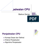 Sistem Operasi 4 Penjadwalan Cpu