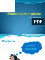 Biomoleculas orgánicas