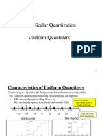 Ch. 9 Scalar Quantization Uniform Quantizers and Adaptive Quantization Techniques