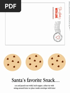 Santa Letter and Cookies