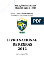 Livro de Regras de Futsal 2012