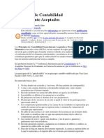 Principios de Contabilidad Generalmente Aceptados