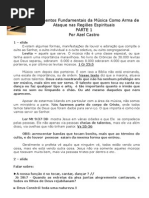 OS ELEMENTOS FUNDAMENTAIS DA MÚSICA COMO ARMA DE ATACK NAS REGIÕES ESPIRITUAIS PARTE 01 E 02