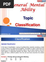 General Mental Ability Classification