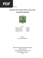 Download Referat OSAS Pada Tonsilitis Kronis by Dhani Arifianto SN113873270 doc pdf