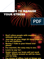 20 Ways To Manage Your Stress