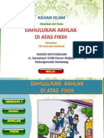 Dahulukan Akhlak