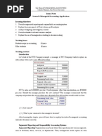 Download Lesson 14 Managerial Accounting Applications by MUNAWAR ALI SN11389340 doc pdf