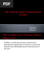 The Capital Asset Pricing Model (CAPM)