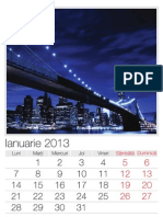Calendar cu poduri