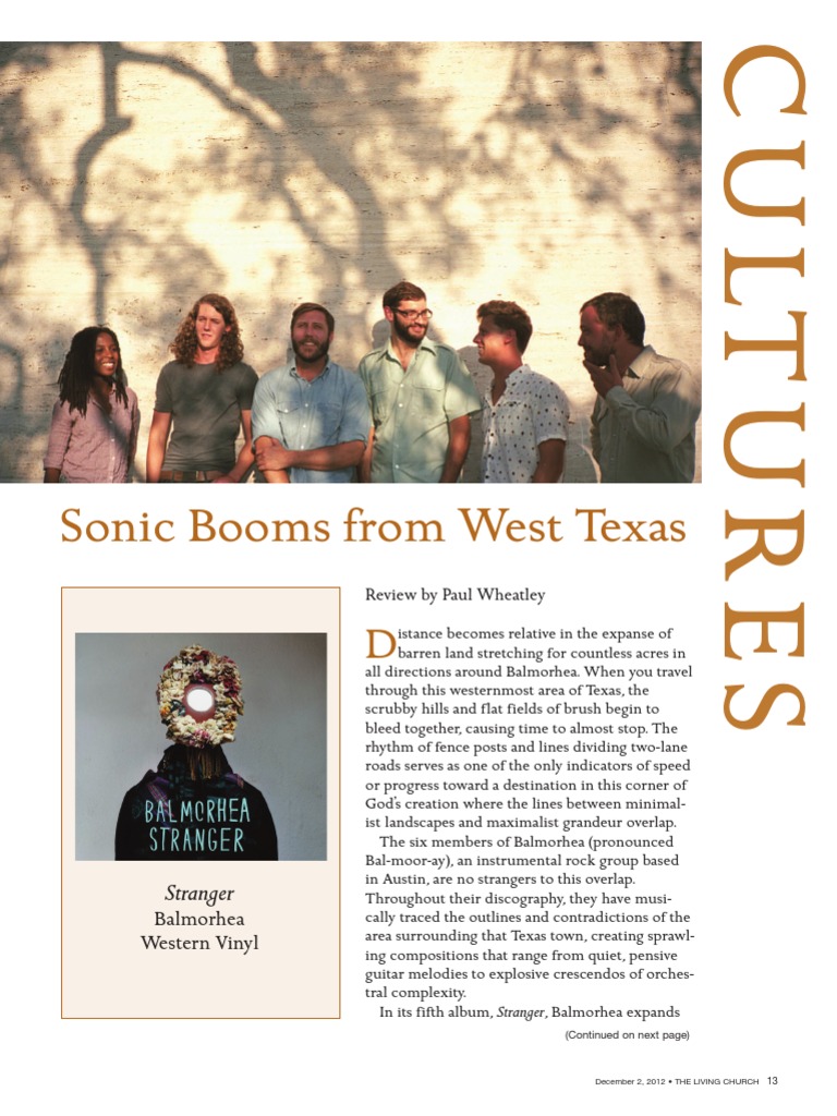 Balmorhea Review Download Free PDF Performing Arts Sound