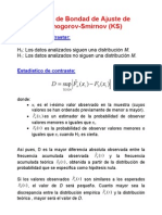 Complemento Prueba de Bondad de Ajuste de Kolmogorov Smirnov