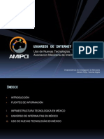 E - AMIPCI 2007 - Usuarios de Internet en Mexico y Uso de Nuevas Tecnologías