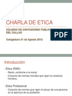 Charla Etica