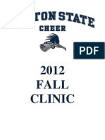 2012 Fall Cheerleading Clinic Packet