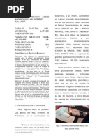 Download DIBUJO DIGITAL DEL MATERIAL LITICO PREHISTRICO by Arkeo Servis SN113923766 doc pdf