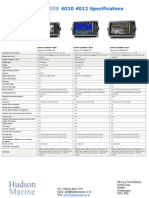 Garmin 010-00592-00 GPSMAP 4012 12.1 Inch Marine Network Chartplotter Mfd Multifunction Display Specifications