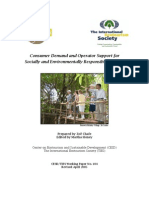 Consumer Demand and Operator Support for Socially and Environmentally Responsible Tourism