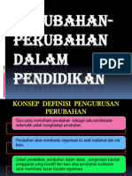 Perubahan Dalam Pendidikan