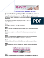 Cura Naturalmente La Diabetes Tipo 2 en Menos de 1 Mes.