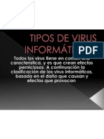 Tipos de Virus Informáticos