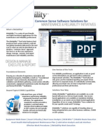 Maintenance & Reliability Initiatives: Intuitive & Common Sense Software Solutions For