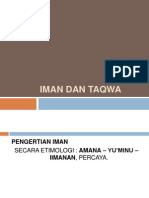 Iman Dan Taqwa