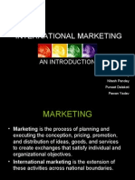 International Marketing Aditi