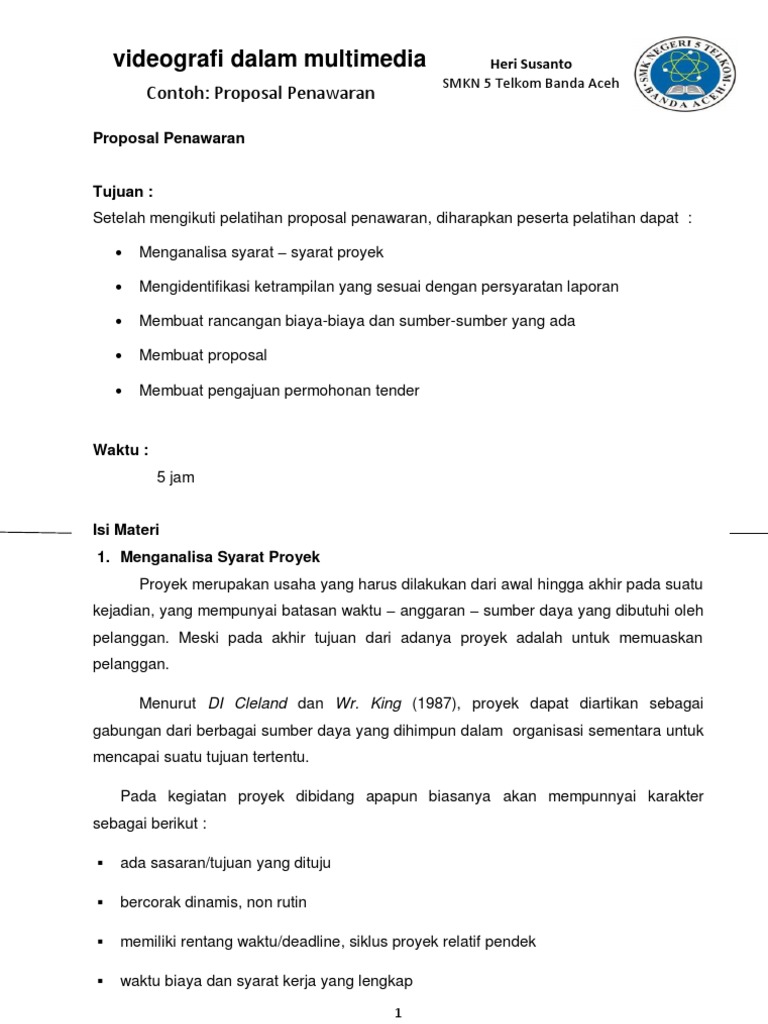 Contoh Proposal Penawaran Produk Pdf Reader Lasopaho