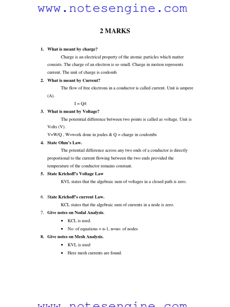 Ee 101 Basic Electric Eng G | PDF | Teaching Methods & Materials ...