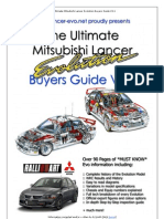 The Ultimate Mitsubishi Lancer Evolution Buyers Guide V3.1: Bazza