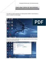 Para Realizar Una Copia de Seguridad en Un Sistema Operativo Windows 7 Home Premium