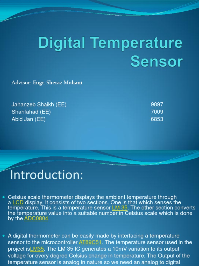 Digital Temperature Controller Design | PDF | Analogue Electronics ...