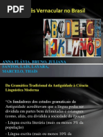 O Português Vernacular no Brasil