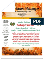 The Christian Messenger: "Holiday Favorites"