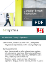 Canadian Breach Regulations: Introduction and Overview