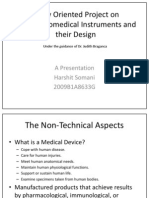 Study Oriented Project On Various Biomedical Instruments and Their Design