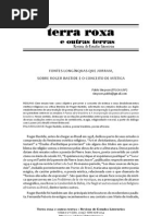 Sobre Roger Bastide e o conceito de mística (Terra Roxa & Outras Terras)