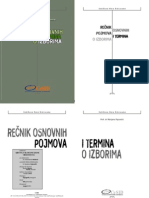 Recnik Osnovnih Pojmova i Termina o Izborima