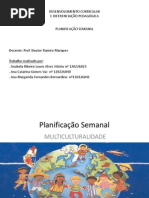 Desenv. Curricular - Plano de Aula- Multiculturalidade. Pptx